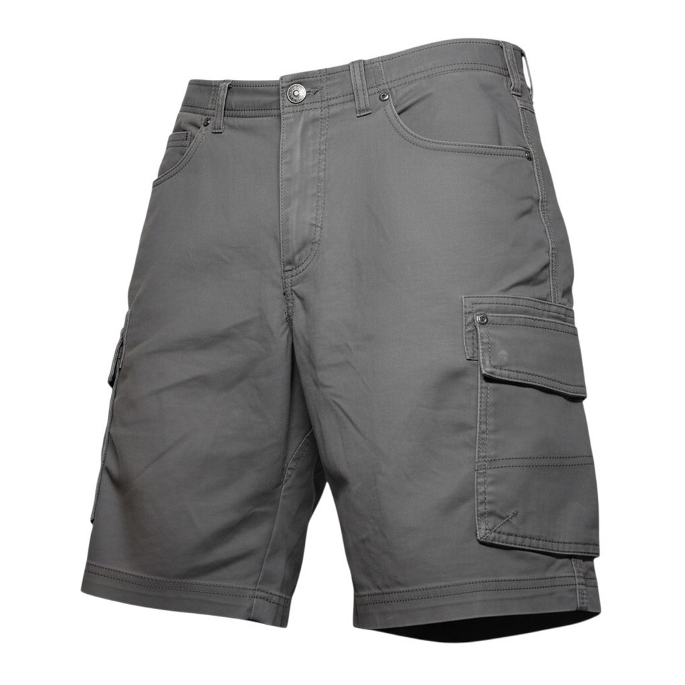 Cabela's Cargo Shorts 32 Grey Classic Fit Stretch Cotton Utility Hiking M25ST106 - Picture 2 of 8